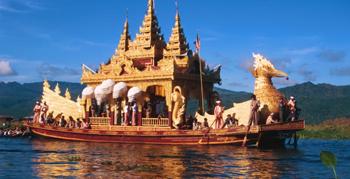 Myanmar-Trip: Phaung Daw Oo Pagode Festival