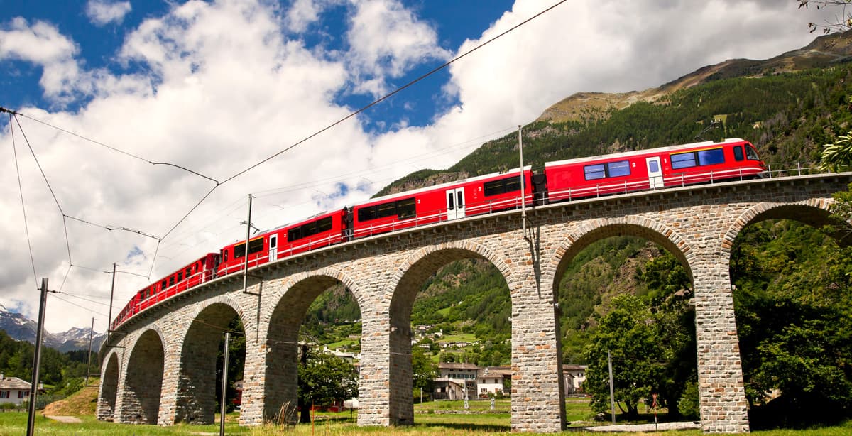 Norditalien und Zentralschweiz per Zug und Mietwagen