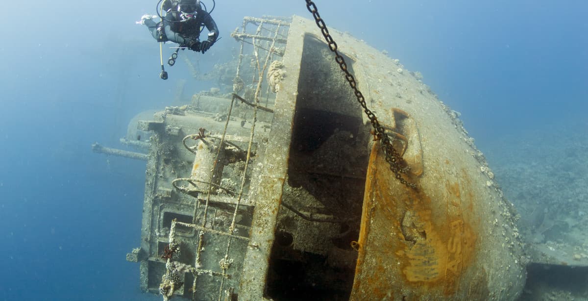 Wreck diving adventure in Aqaba, Jordan