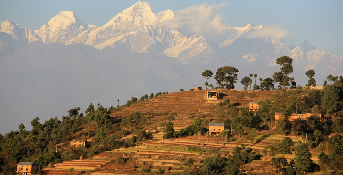 Traumhafte Sonnenaufgänge im Himalaya