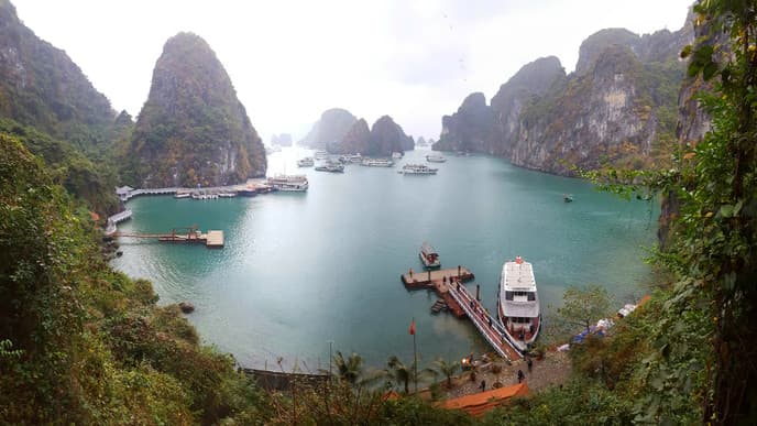 Ein Bad vor der Ti Tov Insel