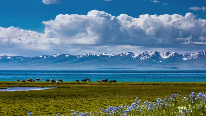 Majestätische Berge und bildschöne Seen