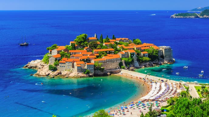 Drive to Ulcinj with a Stop at Sveti Stefan Islet