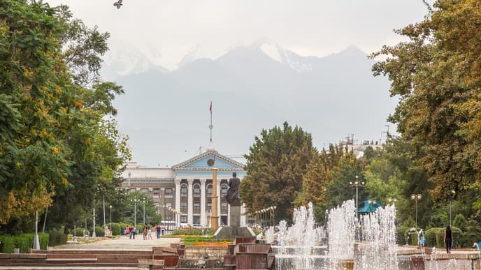 Journey towards Bishkek