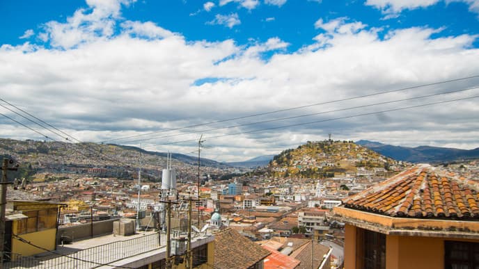 Arrival into Quito
