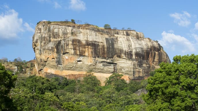 Besteigen Sie die Sigiriya-Felsenfestung