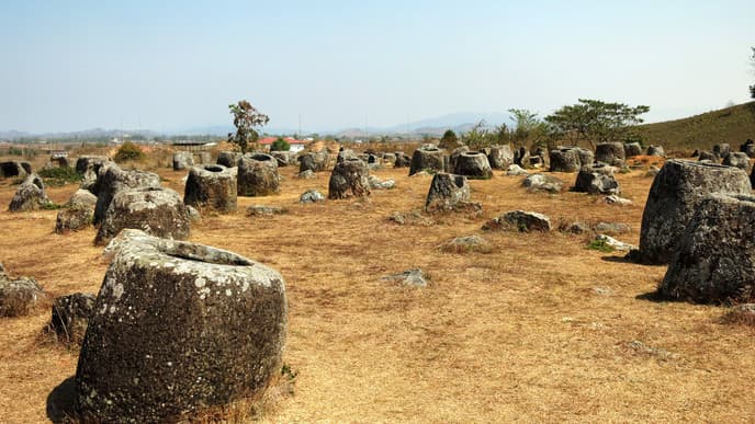 Explore the surreal Plain of Jars