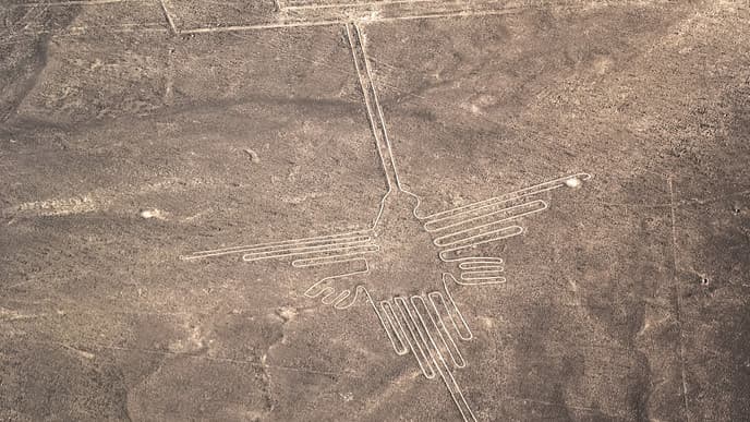 Einmaliger Flug über die Nazca-Linien