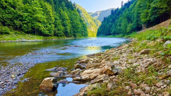 Rafting in the South of Poland