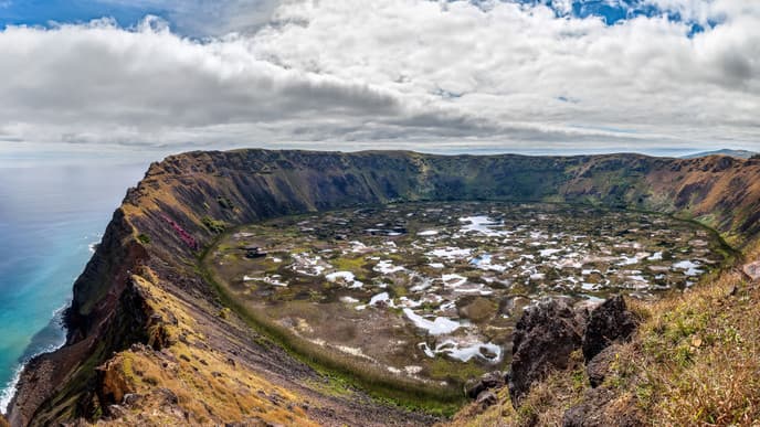Orongo-Wanderung zum Vulkan Rano Kau