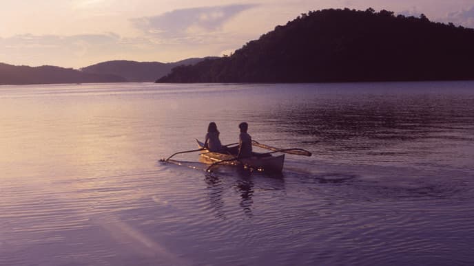 Marktleben in Borneo