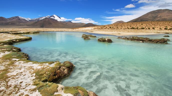 Trekking through Las Vicuñas Nature Reserve