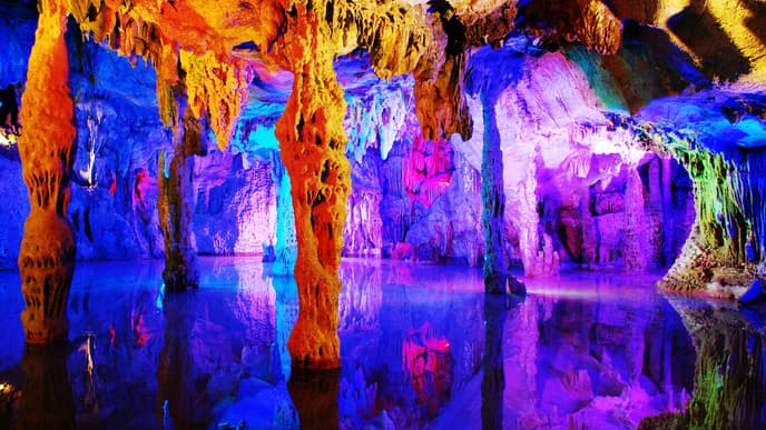 Fubo Berg und Schilfrohrflötenhöhle