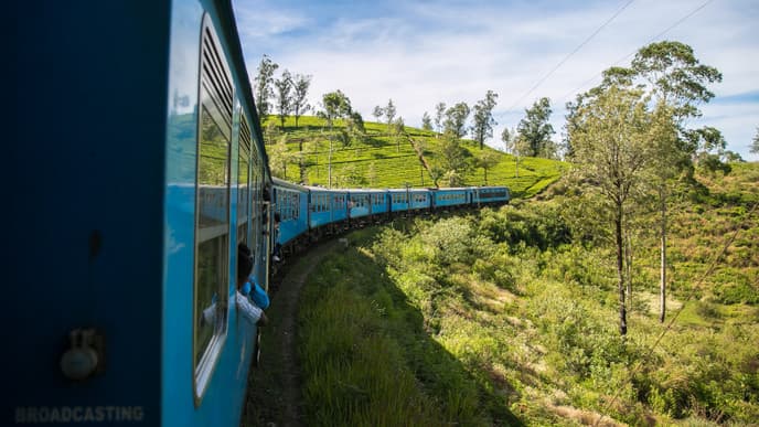 Train ride through the highlands