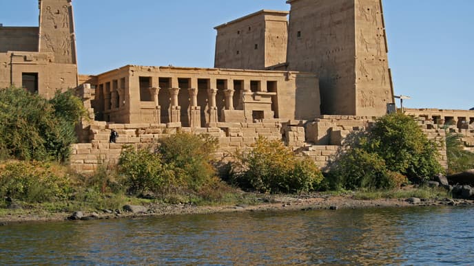 Exploring temples in Aswan