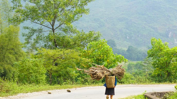 Village trekking & stream bathing
