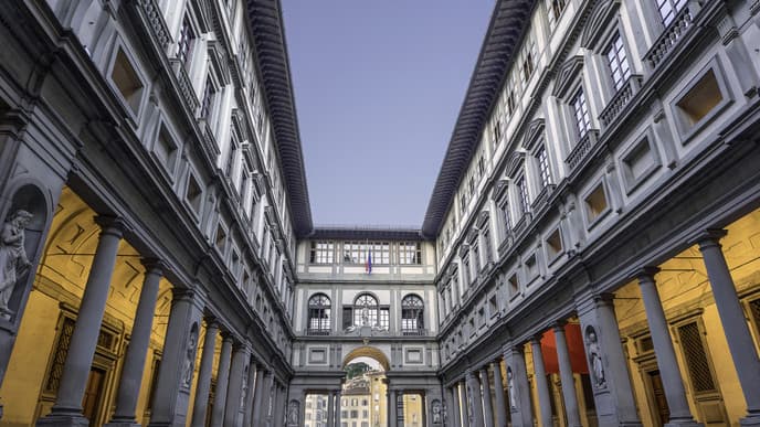 The marvels of the Uffizi Gallery