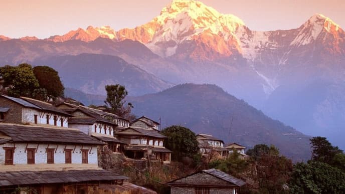 From Tadapani to Ghandruk Village
