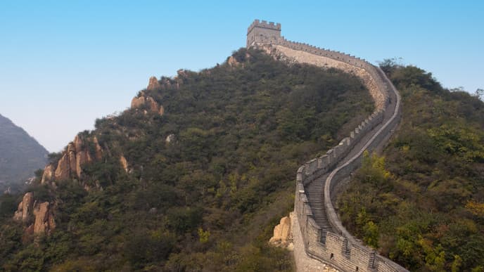 Die Chinesische Mauer hautnah