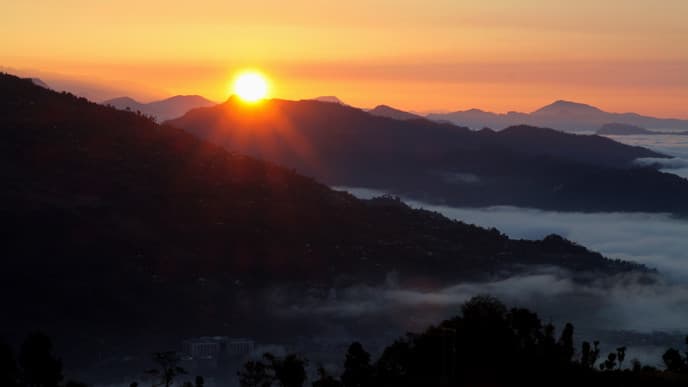 Traumhafte Sonnenaufgänge in Sarangkot