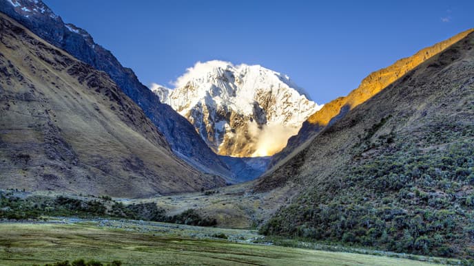 Trek the Salkantay trail