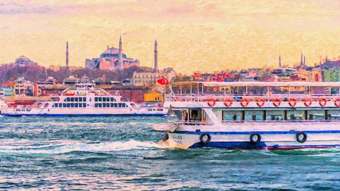 Sailing across the magnificent Bosphorus and dine like a king