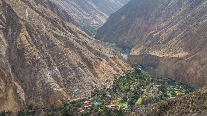 Trekking durch den Cañón Del Colca