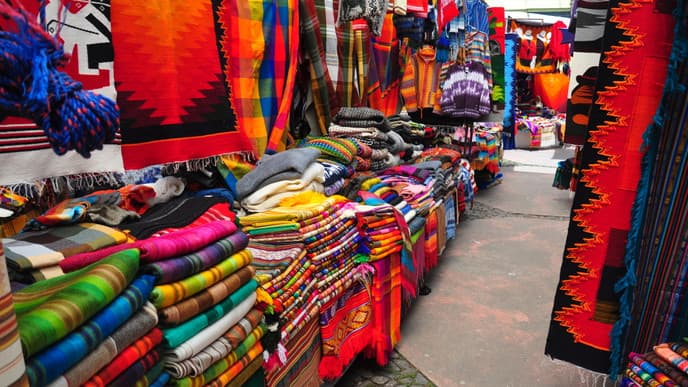 Explore Otavalo's Indigenous market