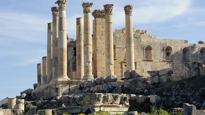 Floating in the Dead Sea