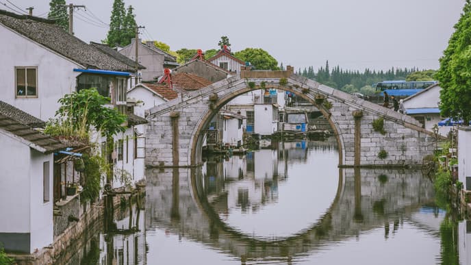 Intriguing Marriage Market and magical water town