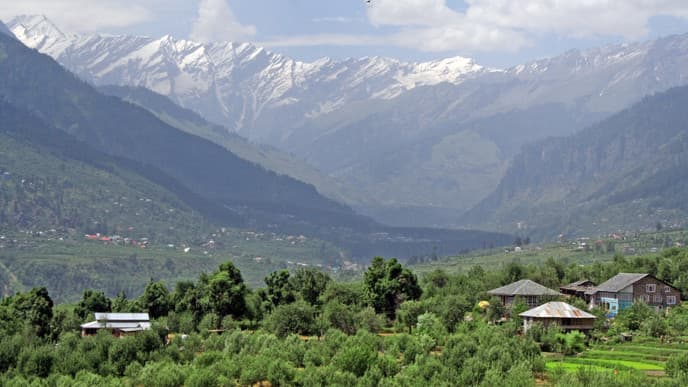The beauty of the Solang Valley