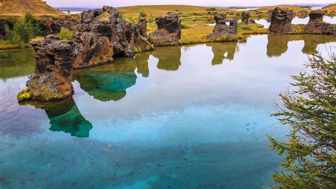 The wonders of Lake Myvatn