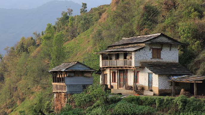 Watch the Sunset Over Towering Mountains