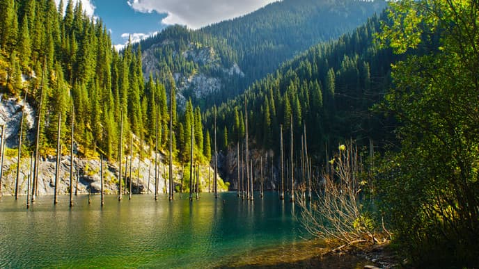 Kasachstans Kolsay-See