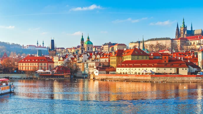Arrive in Prague