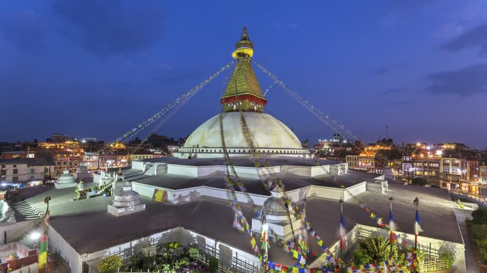 Abschied in Kathmandu