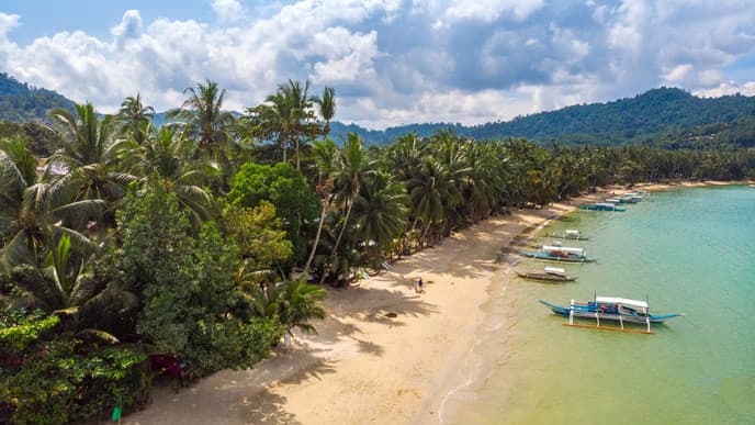 Beautiful beaches of Port Barton
