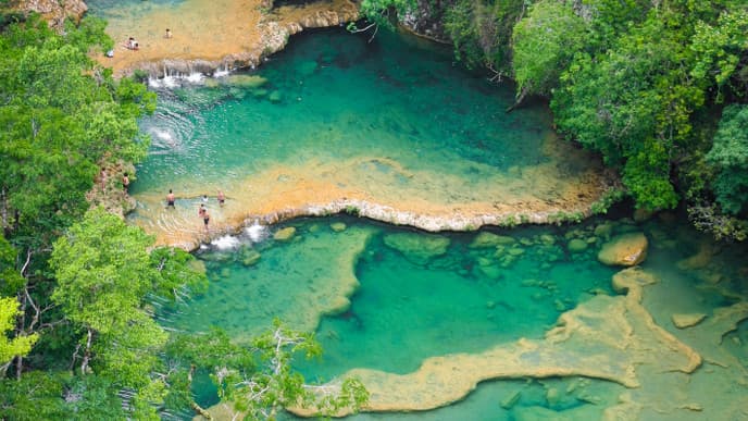 Adventure through Semuc Champey National Park