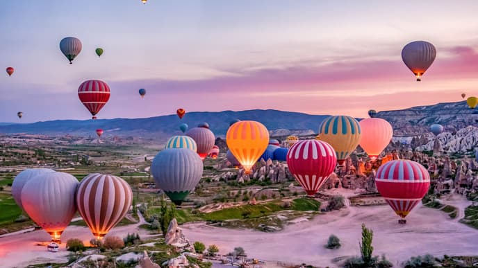 Ride high on a Cappadocia hot air balloon