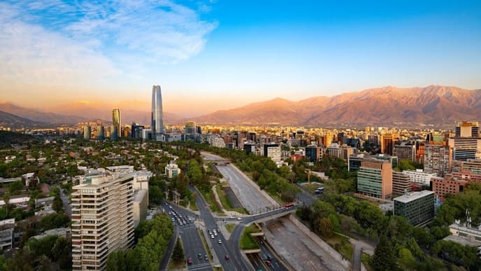 Arrival into Chile