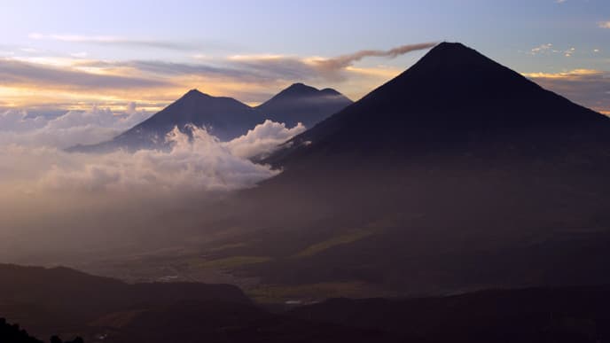 Volcanic sunrise & stunning Antigua
