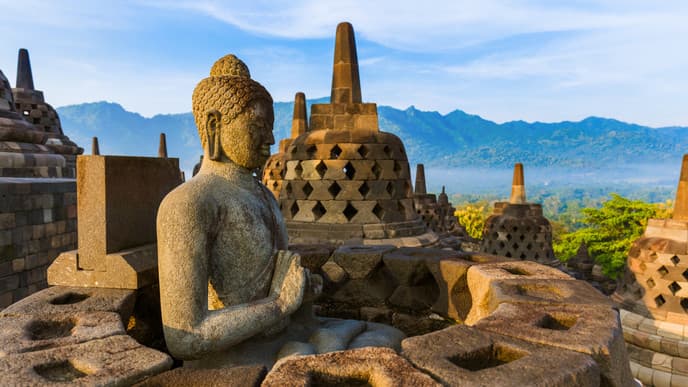 Der größte buddhistische Tempel der Welt