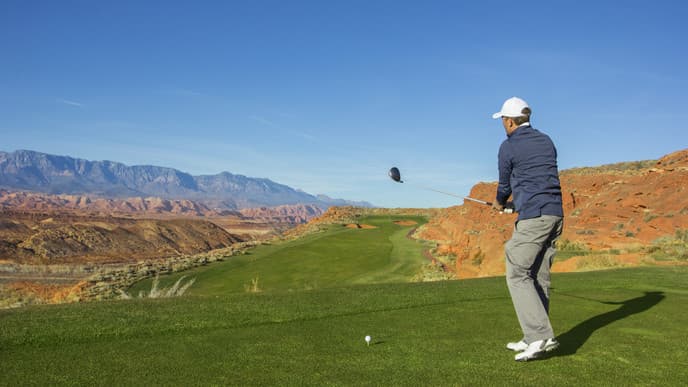 Leisurely day on the links