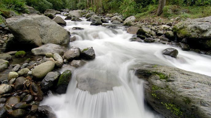Nature hike in the highlands