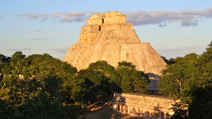 Die archäologische Stätte von Uxmal