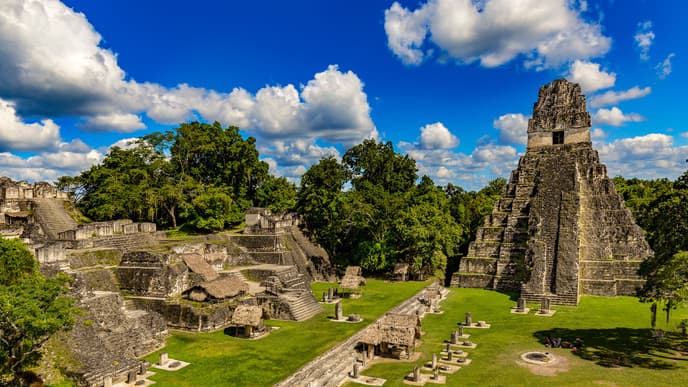The Mayan ruins of Tikal
