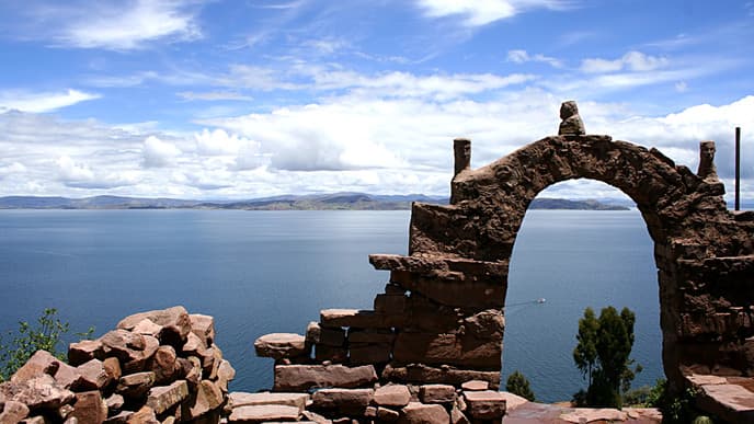 The islands of Lake Titicaca
