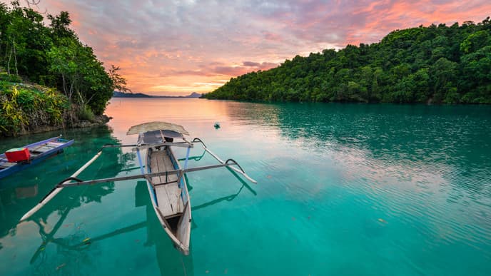 Auf dem Weg zur Paradiesinsel Kadidiri