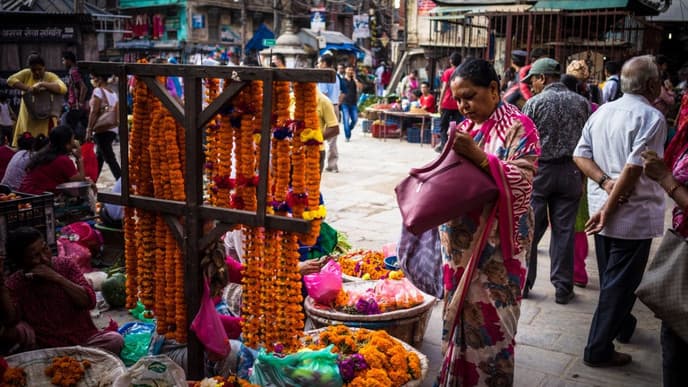 Visit the colorful Kathmandu Durbar Square