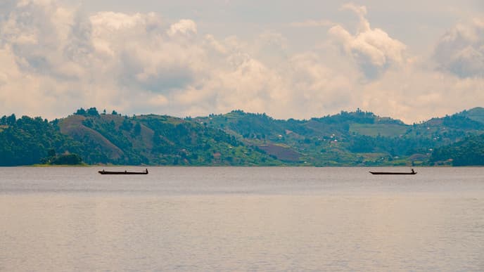 Ein Bad im kühlen Wasser des Mutandasees